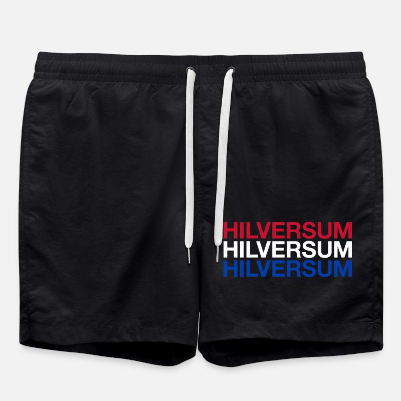 HILVERSUM Netherlands Netherlands flag - Swim Trunks - black