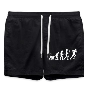 Jogger Evolution - Swim Trunks - black - Front - AI Model Male 185 light (185cm)