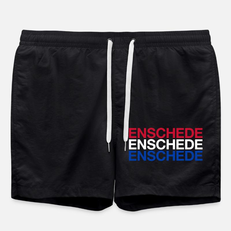 ENSCHEDE Pays-Bas Niederlande Flgge - Short de bain - noir