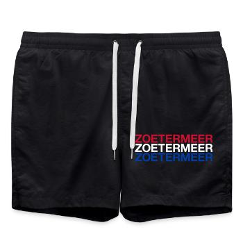 ZOETERMEER Pays-Bas Drapeau des Pays-Bas - Short de bain - noir - Devant - AI Model Male 185 light (185cm)
