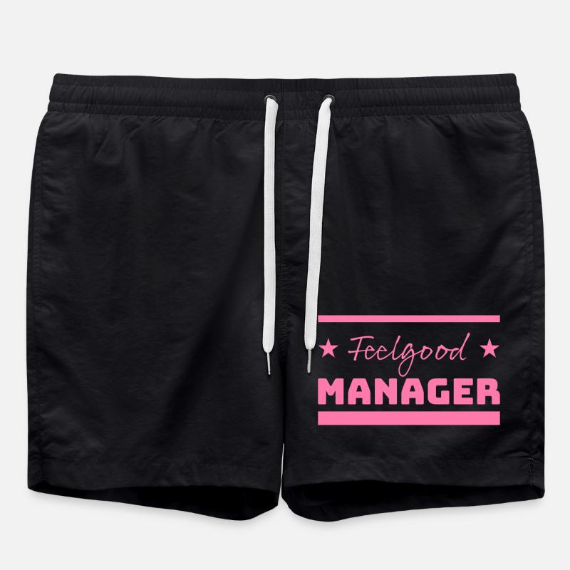 Tshirt Feelgood Manager Stars pink - Swim Trunks - black