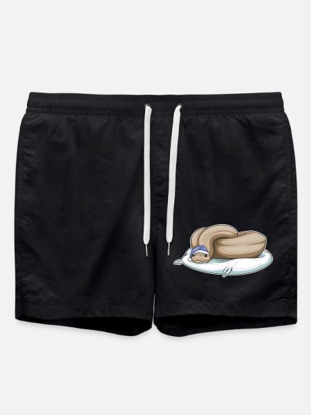 Snake Sleeping Pillow - Swim Trunks - black