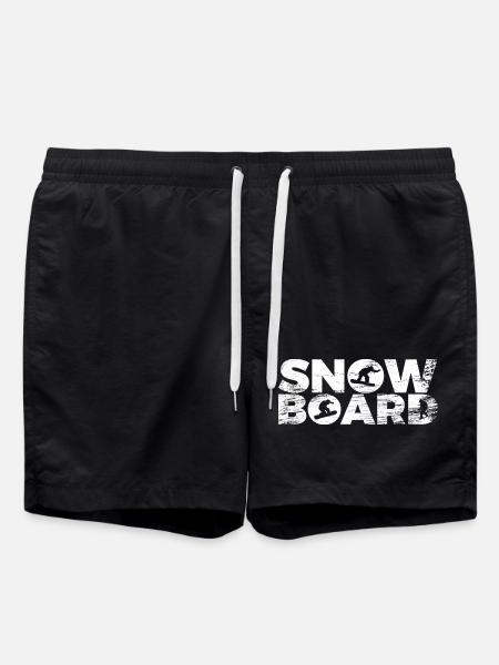 Snowboarding - Swim Trunks - black