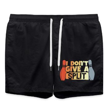 Dicton de bowling - Short de bain - noir - Devant - AI Model Male 185 light (185cm)