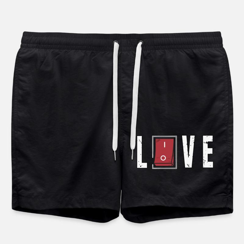 Love Reciprocated - Swim Trunks - black