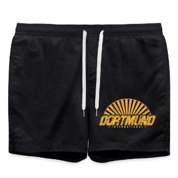 Dortmund International Football - Short de bain - noir - Devant - AI Model Male 185 light (185cm)