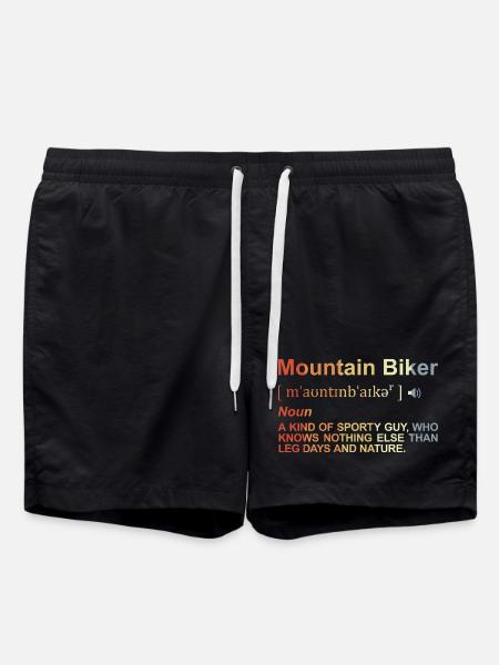 Mountain biker definition - Swim Trunks - black