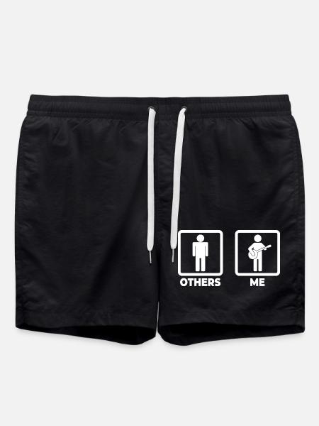Banjo Stick Figure - Swim Trunks - black