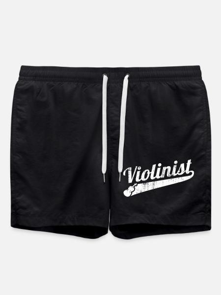 Funny violinist - Swim Trunks - black