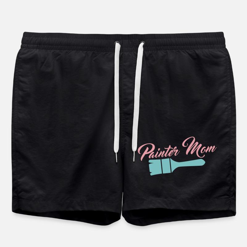 Painter Varnisher - Swim Trunks - black
