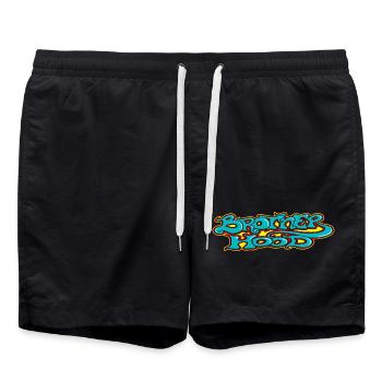 BH - Badeshorts - Schwarz - Vorne - AI Model Male 185 light (185cm)