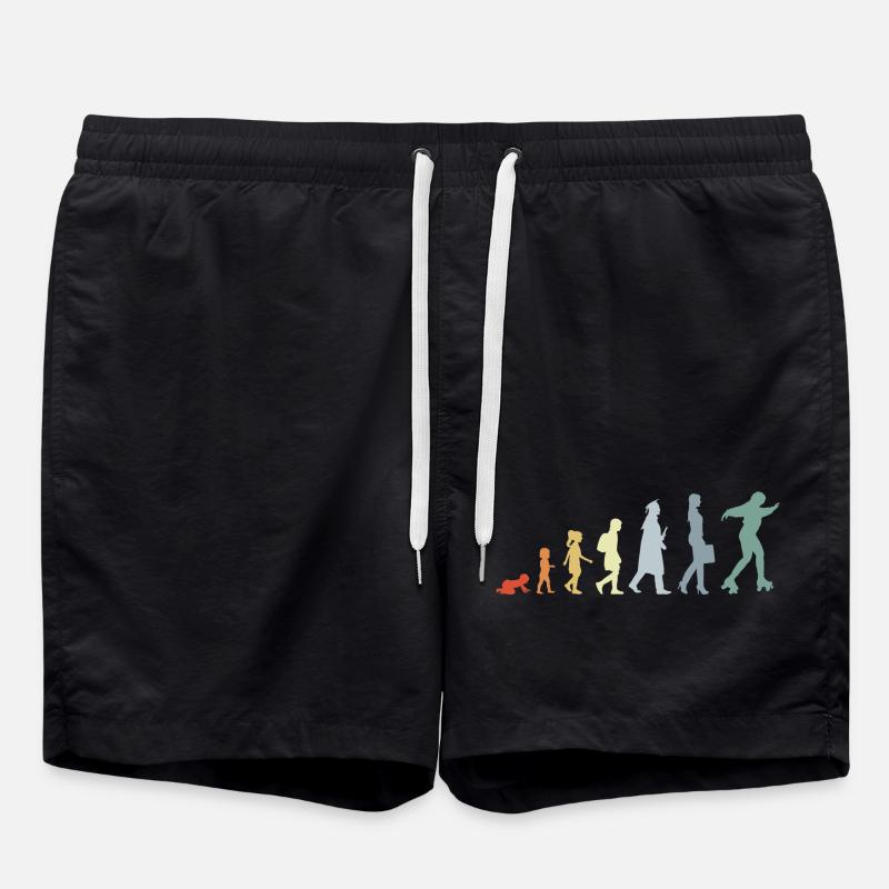 Roller Skater Evolution - Badeshorts - Schwarz