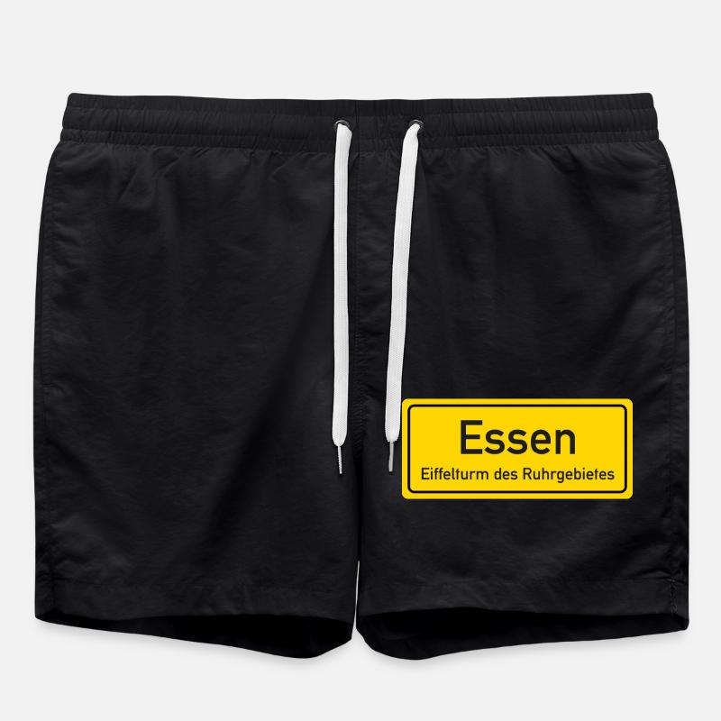 Nom de lieu d’Essen allemagne - Short de bain - noir