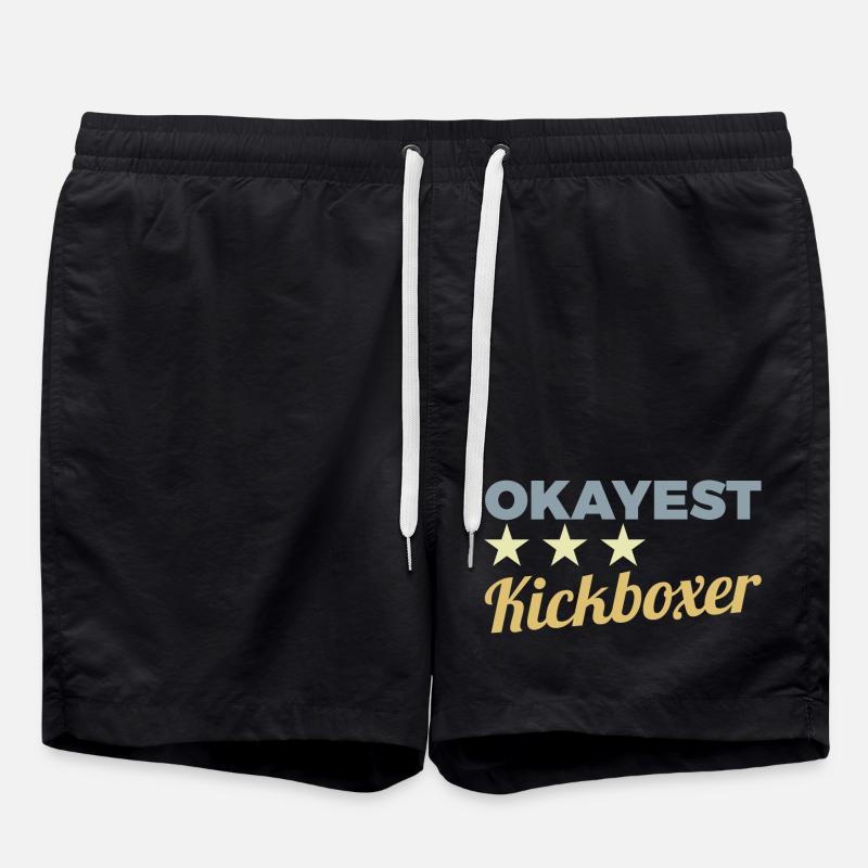 Kickboxer drôle - Short de bain - noir