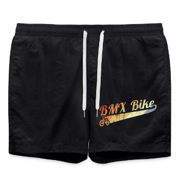 Vélo BMX vintage - Short de bain - noir - Devant - AI Model Male 185 light (185cm)