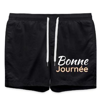 bonne journée - Short de bain - noir - Devant - AI Model Male 185 light (185cm)