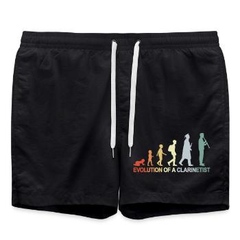 Clarinet Evolution - Swim Trunks - black - Front - AI Model Male 185 light (185cm)