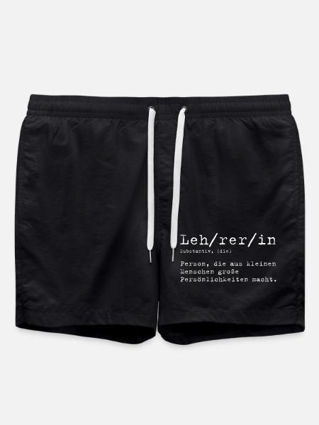 Lehrerin Definition - Badeshorts - Schwarz