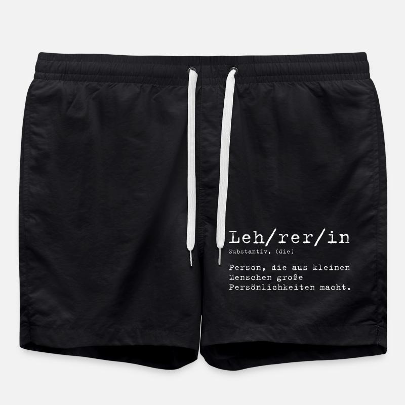 Lehrerin Definition - Badeshorts - Schwarz