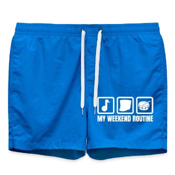 Trommler Wochenende - Badeshorts - Cobalt blue - Vorne