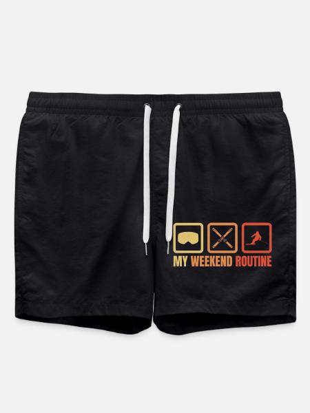 Fun Ski Weekend - Swim Trunks - black