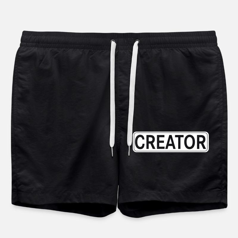 Creator Design - Swim Trunks - black