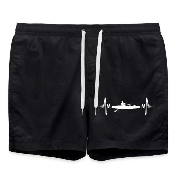 Sculling - Swim Trunks - black - Front - AI Model Male 185 light (185cm)