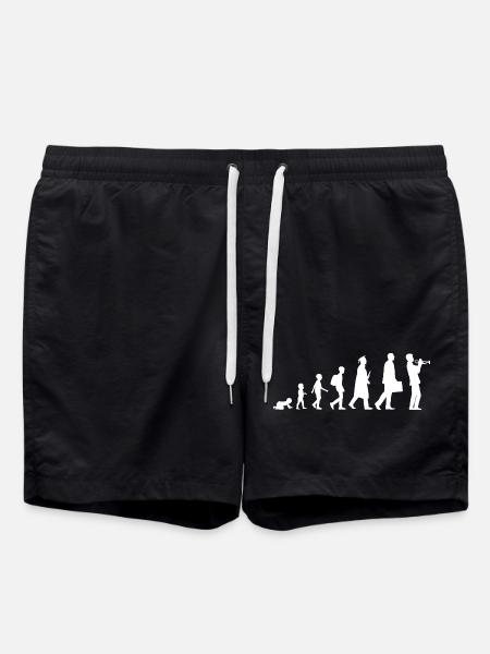 Development of a trumpeter - Swim Trunks - black