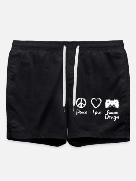 Game Development Motivation - Swim Trunks - black