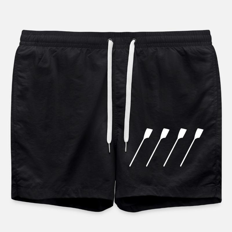 Ruderriemen - Badeshorts - Schwarz