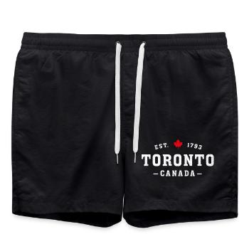 Toronto - Short de bain - noir - Devant - AI Model Male 185 light (185cm)