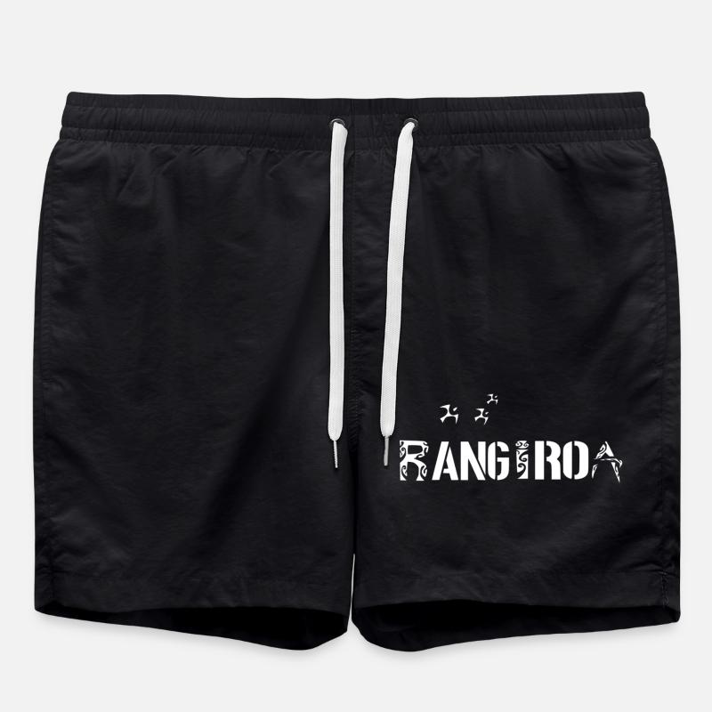RANGIROA (Weiß) - Badeshorts - Schwarz