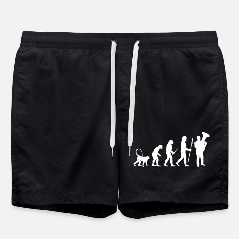 Development of the tuba player - Swim Trunks - black