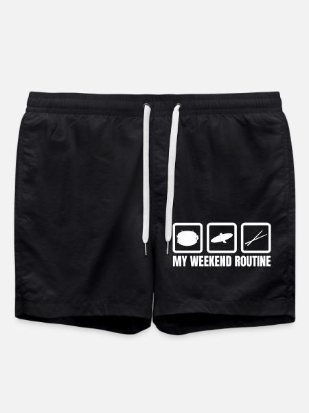 Drummer Weekend Routine - Swim Trunks - black