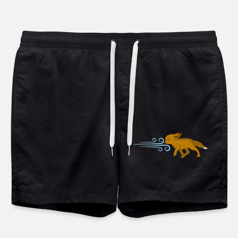 Le renard et le vent - Short de bain - noir