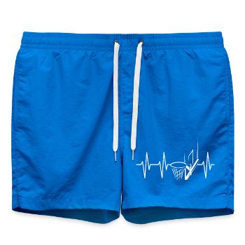panier de basket-ball pulse heartbeat streetball icône - Short de bain - cobalt blue - Devant
