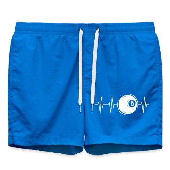 Heartbeat Billard Pool 8 Ball Ball Pulse Symbole - Short de bain - cobalt blue - Devant
