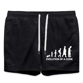 Développement d’un chef - Short de bain - noir - Devant - AI Model Male 185 light (185cm)