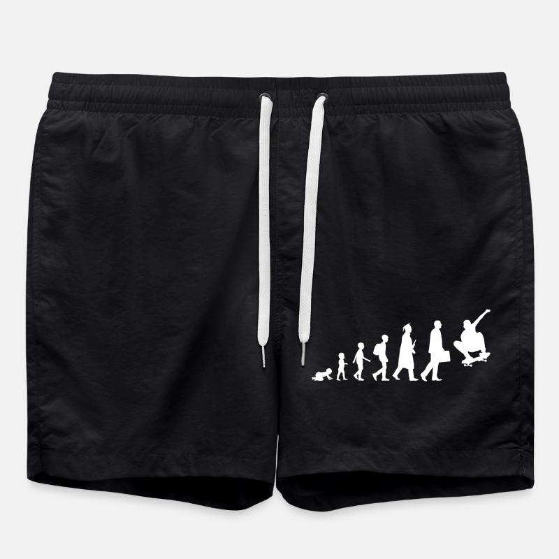 Entwicklung eines Skateboarders - Badeshorts - Schwarz