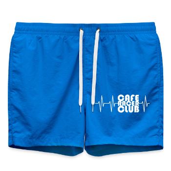Café Racer Club Heartbeat Pulse Motard Motard - Short de bain - cobalt blue - Devant