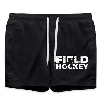 Hockey - Swim Trunks - black - Front - AI Model Male 185 light (185cm)