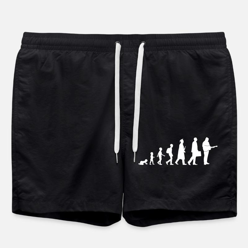 From child to guitarist - Swim Trunks - black