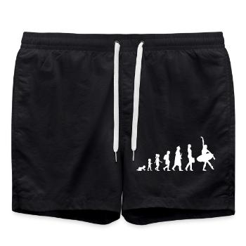 From child to ballerina - Swim Trunks - black - Front - AI Model Male 185 light (185cm)