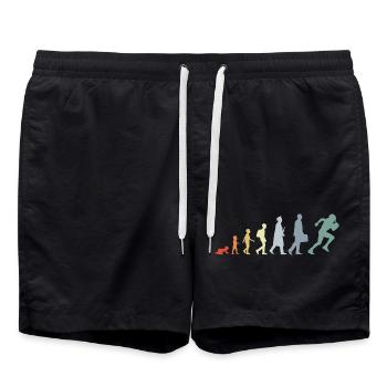 American Football Development - Swim Trunks - black - Front - AI Model Male 185 light (185cm)