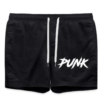PUNK - Swim Trunks - black - Front - AI Model Male 185 light (185cm)