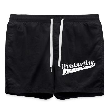 Windsurfing - Swim Trunks - black - Front - AI Model Male 185 light (185cm)