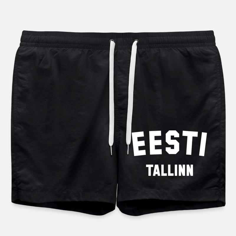 EESTI Estonie Tallinn - Short de bain - noir