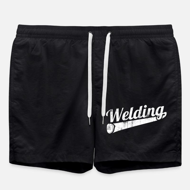 Funny Welder - Swim Trunks - black