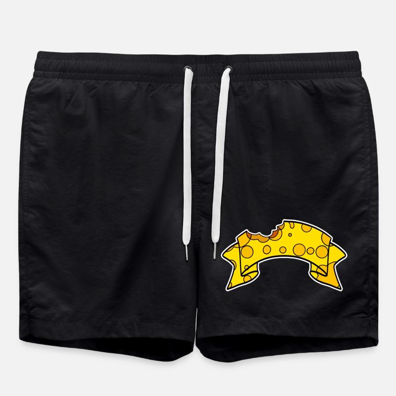 Banner Cheese - Swim Trunks - black