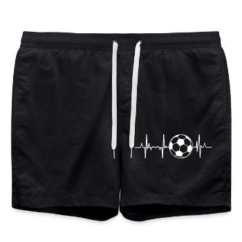 Football ECG - Short de bain - noir - Devant - AI Model Male 185 light (185cm)